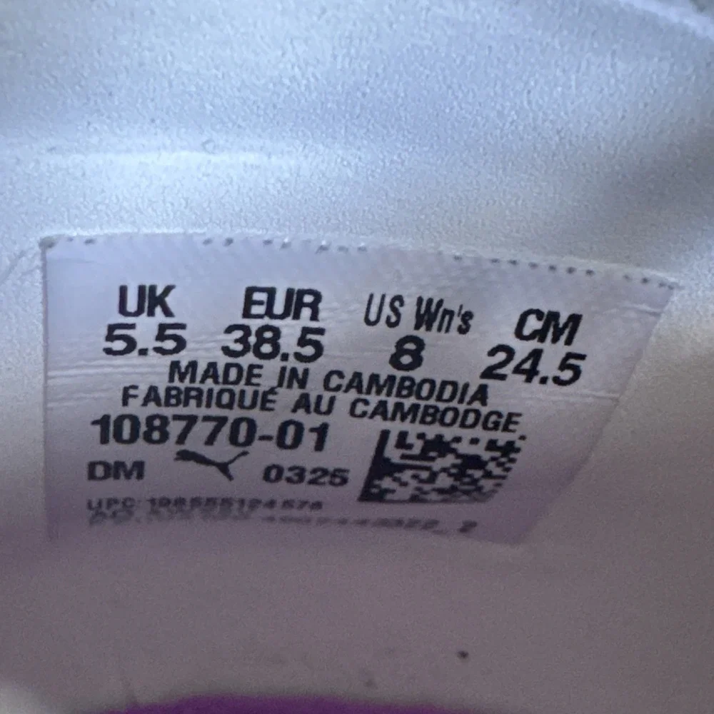 Puma Future 7 Match FG/AG Womens Soccer Cleats White Multi 108770-01 Size 8
